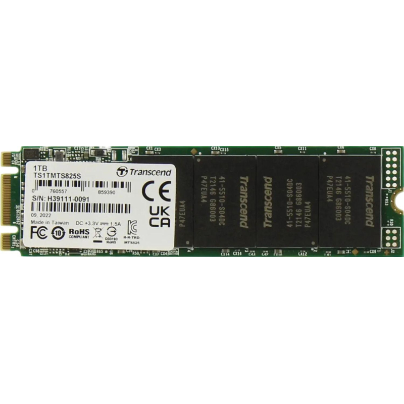 SSD накопитель Transcend SSD 825S(TS1TMTS825S),1000GB, M.2(22x80mm),SATA3