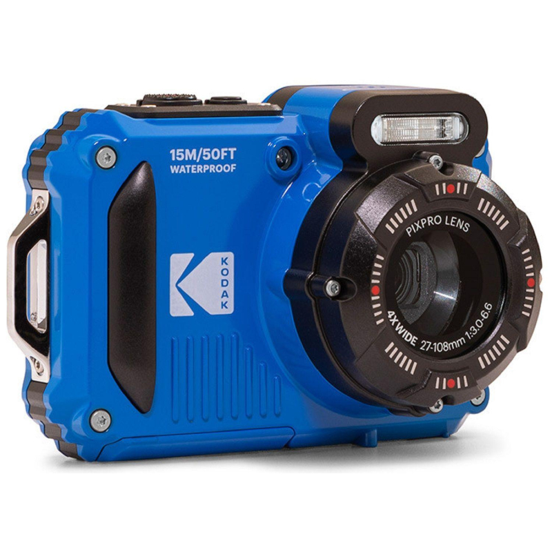 Фотоаппарат Kodak WPZ2 Blue, 4-х кратный опт зум, 16Мп, противоуд/водонепр