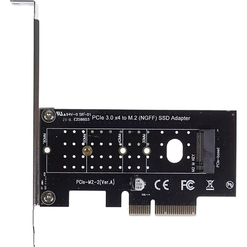 Адаптер PCI-E M.2 NGFF for SSD V2+Heatsink Ret(ASIA PCIE M2 NGFF M-KEY V2)