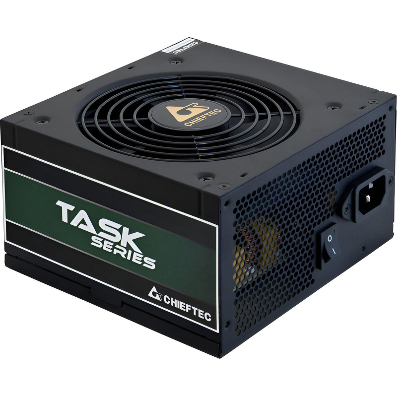 Блок питания Chieftec Task TPS-600S, 600W, 80 PLUS BRONZE, APFC, 12cm fan