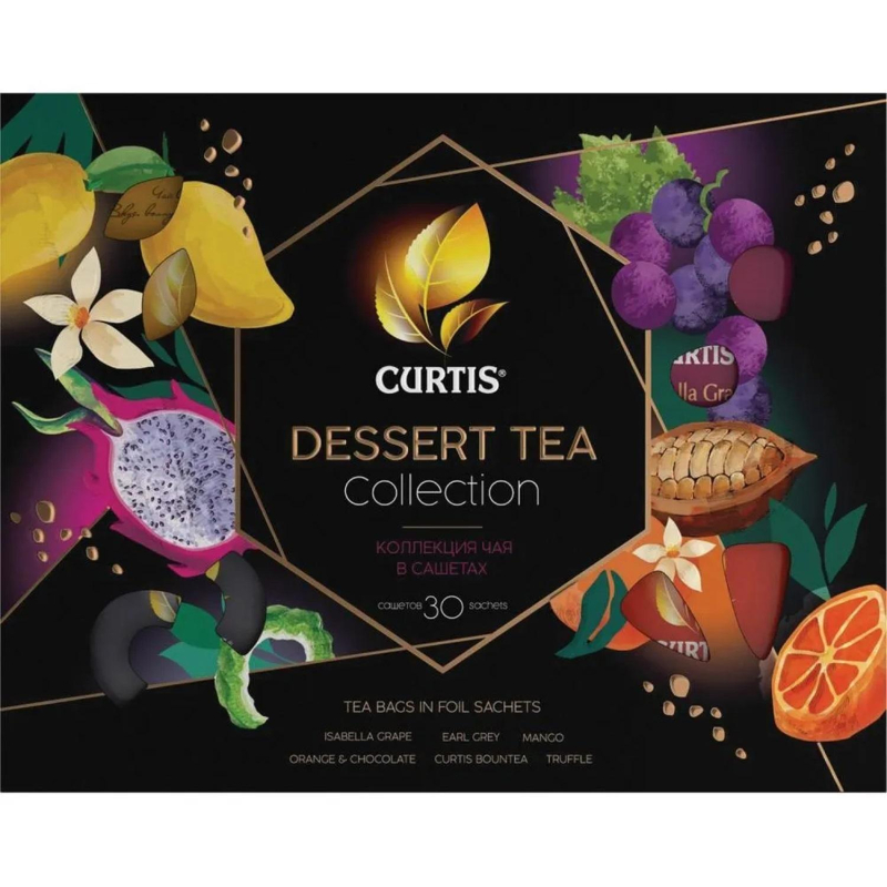 Чай Curtis Dessert Tea Collection ассорти 30 пакетиков