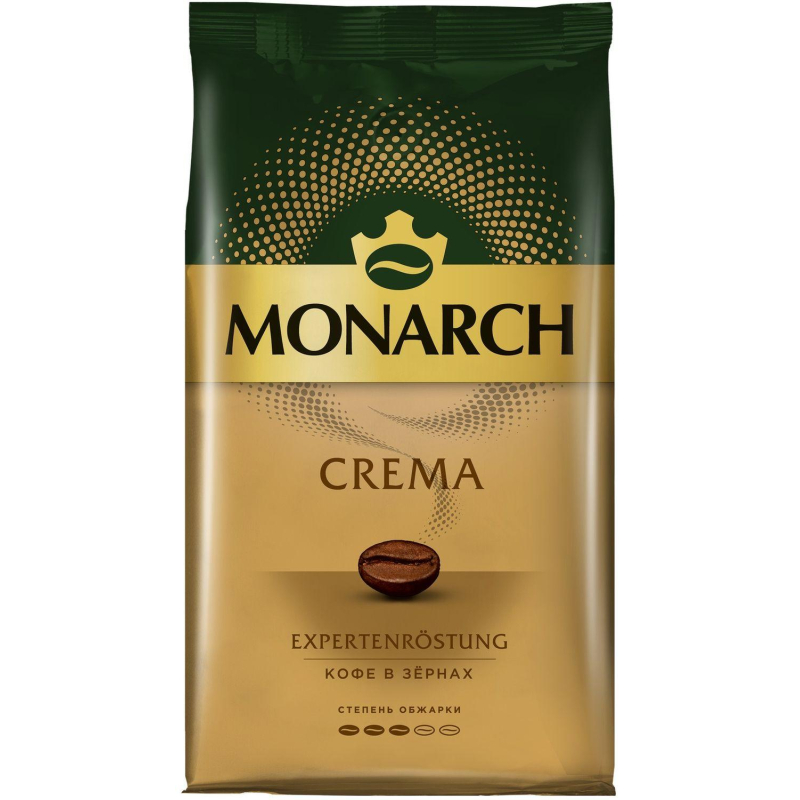 Кофе Monarch Crema в зернах, 1 кг