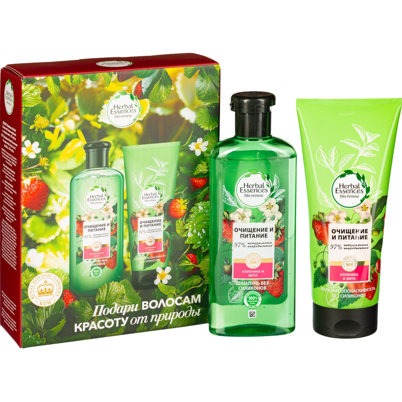 Подарочный набор Herbal Essences Шампунь Клуб 250мл, Бальзам-опол 180мл