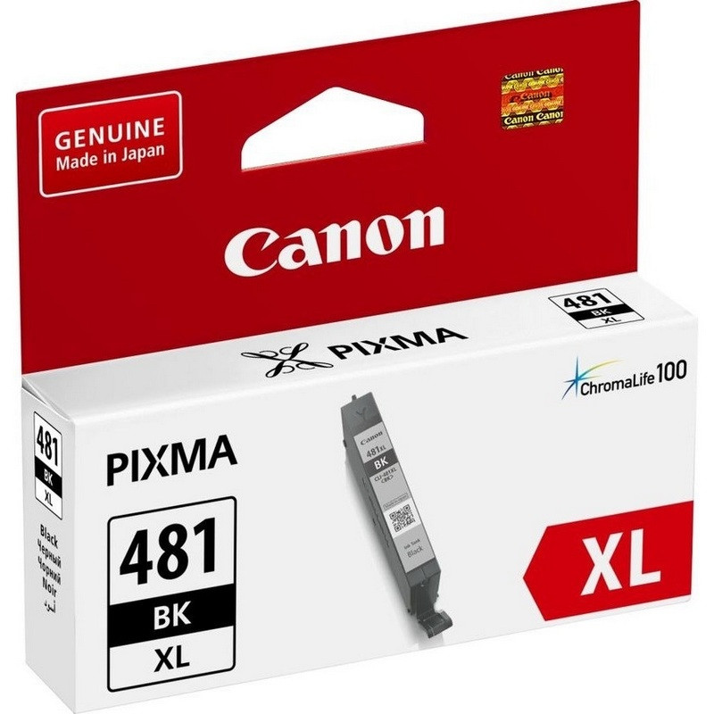 Картридж струйный Canon CLI-481XL BK 2047C001 черный оригинальный повышенной емкости