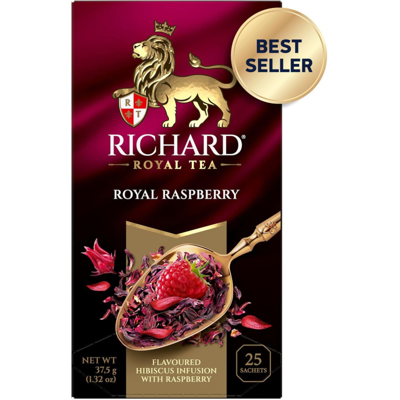 Чай Richard Royal Raspberry травяной 25 пакетиков