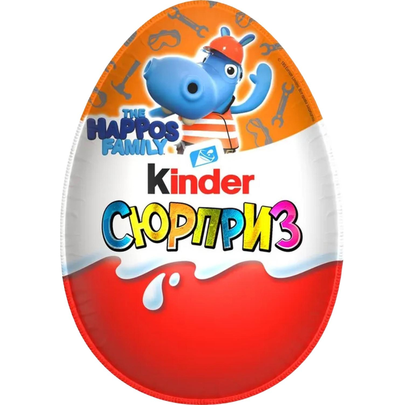 Яйцо шоколадное Kinder Сюрприз, 20г