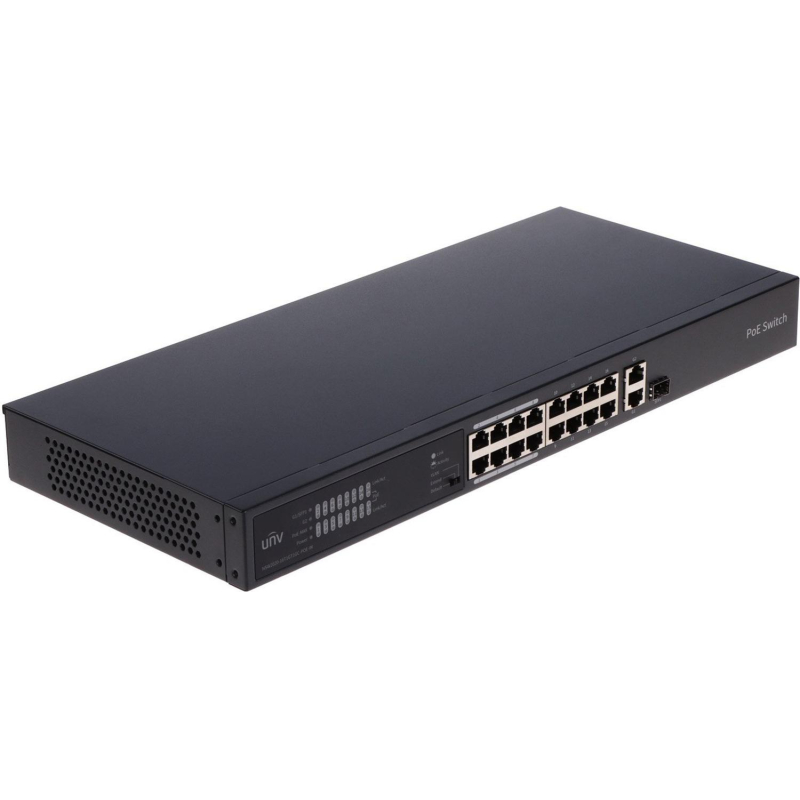 Коммутатор Uniview NSW2020-16T1GT1GC-POE-IN 16x100Mbps POE