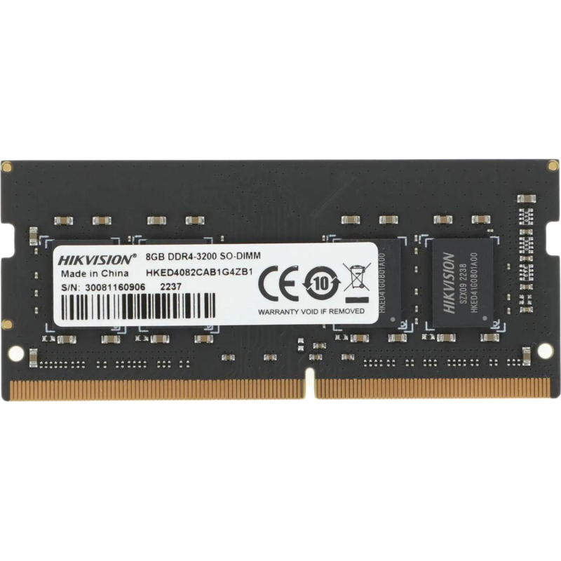 Модуль памяти Hikvision DDR4 8GB 3200MHz CL22(HKED4082CAB1G4ZB1/8G)