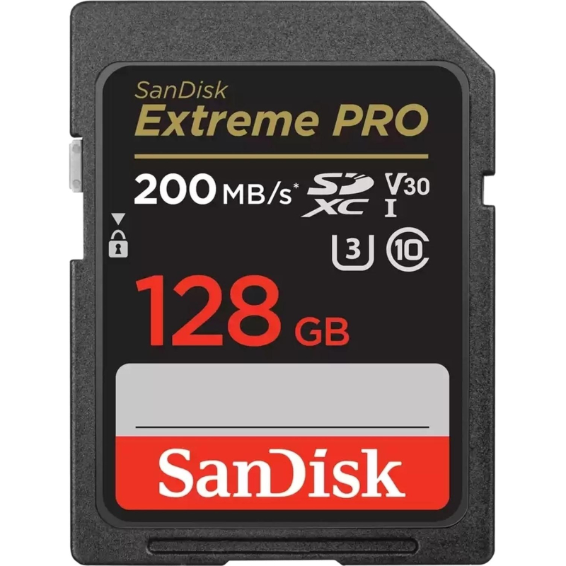 Карта памяти SanDisk ExtremePRO SD UHS/128GB/4K/черн(SDSDXXD-128G-GN4IN)