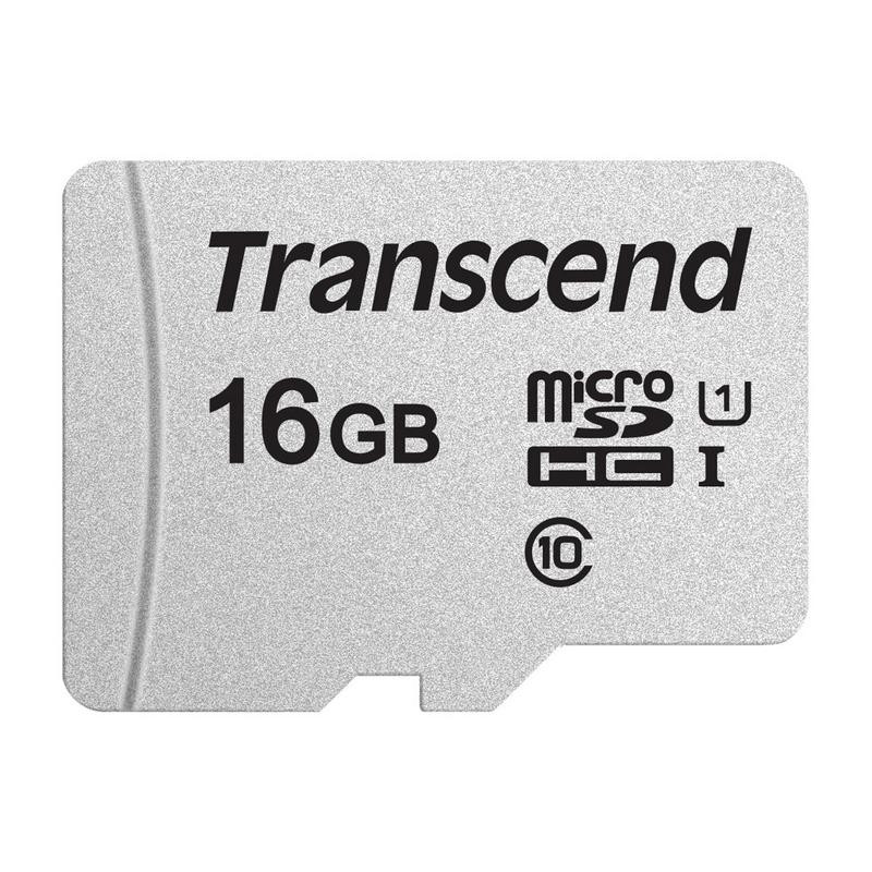 Карта памяти Transcend 300S microSDHC 16Gb UHS-I Cl10 +ад, TS16GUSD300S-A