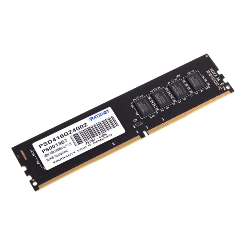 Модуль памяти Patriot DDR4 DIMM 16Gb 2400МГц CL17 (PSD416G24002)