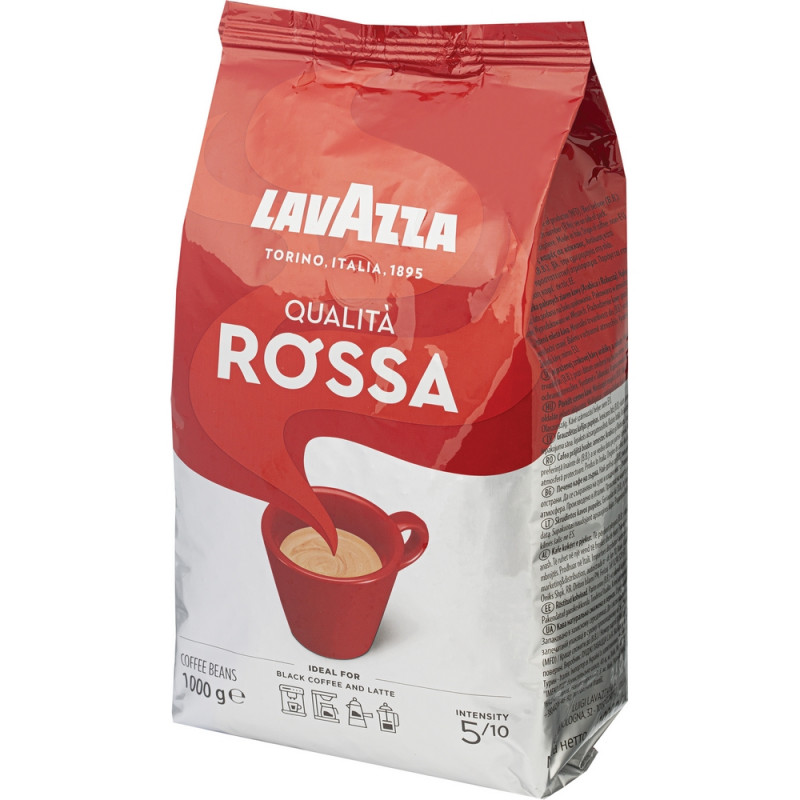 Кофе Lavazza Rossa в зернах, 1 кг