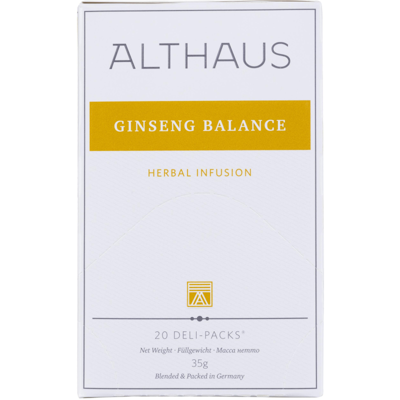 Чай Althaus Ginseng balans Deli Pack 20пак x 1.75г TALTHB-DP0024