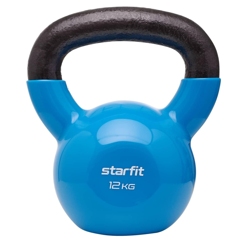 Гиря виниловая STARFIT DB-401 12 кг, синий,УТ-00018838