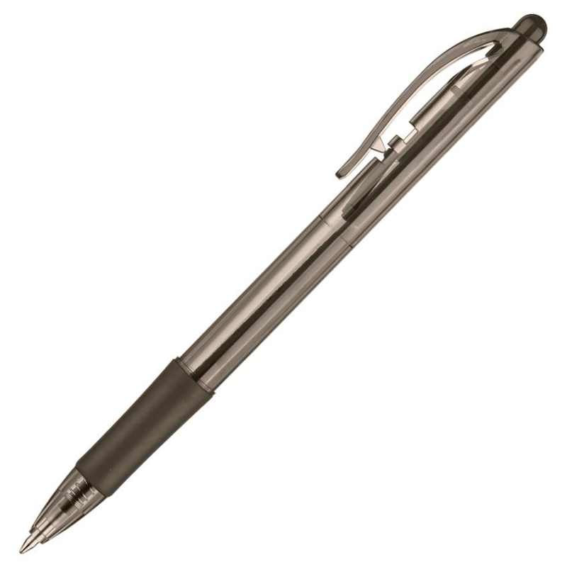 Ручка шариковая PENTEL BK417-А автомат рез.манж.черный ст. 0,3мм Япония