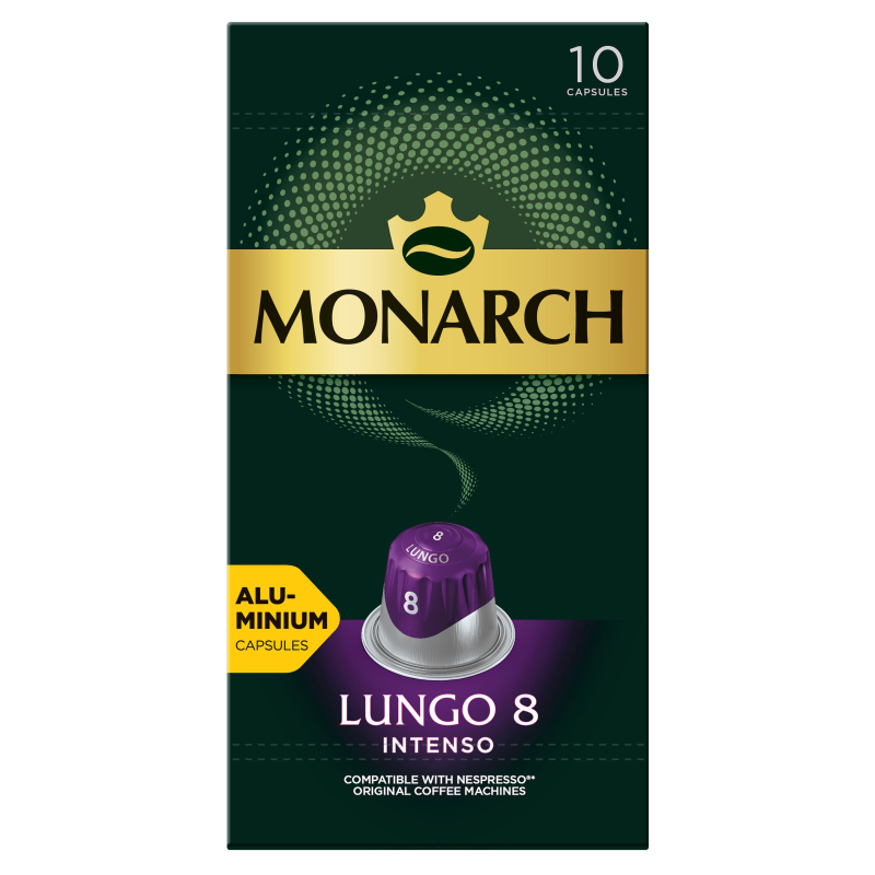 Кофе в капсулах Monarch Lungo 8 Intenso, 5грx10шт