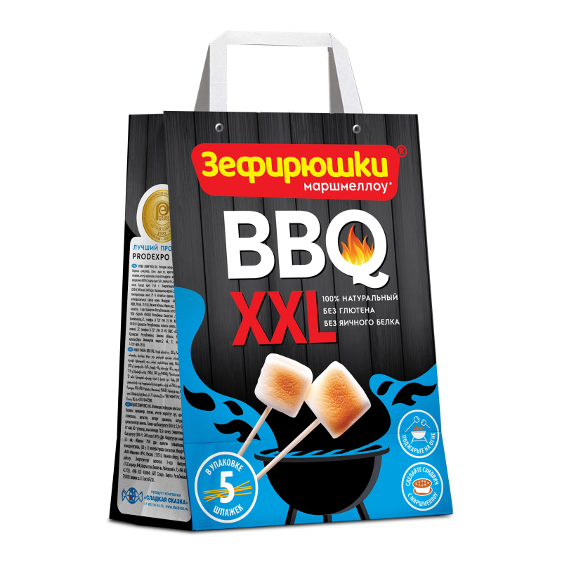 Зефир ЗЕФИРЮШКИ воздушный BBQ XXL, 200г