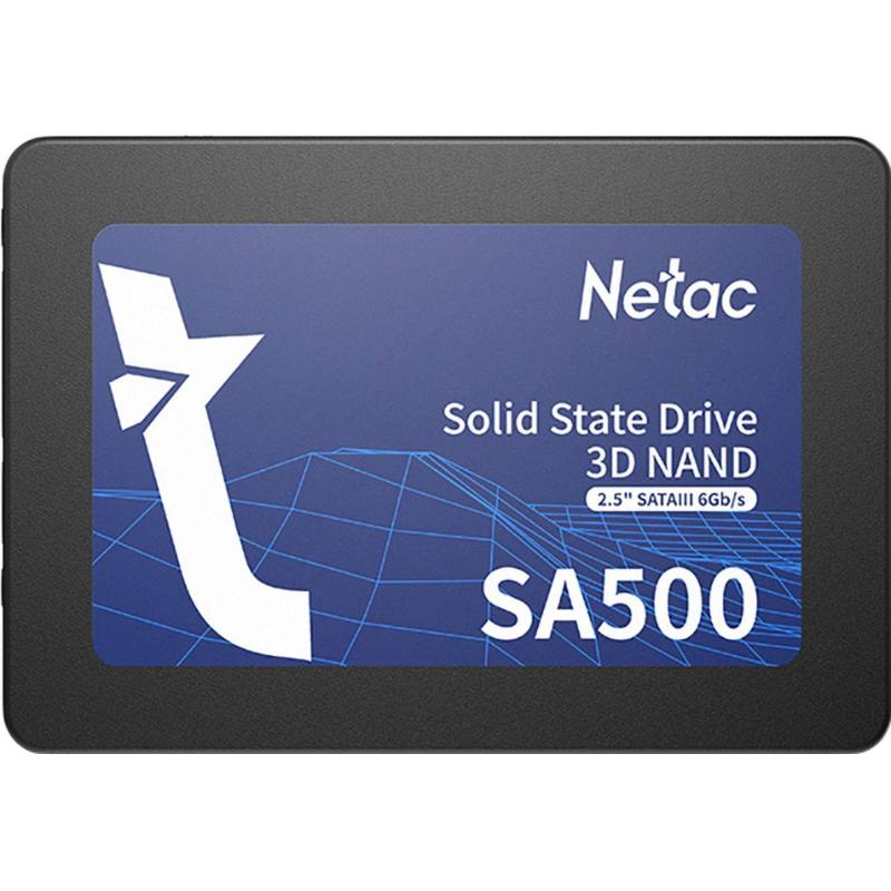 SSD накопитель Netac SSD SA500 512GB 2.5 SATA 3D NAND(NT01SA500-512-S3X)