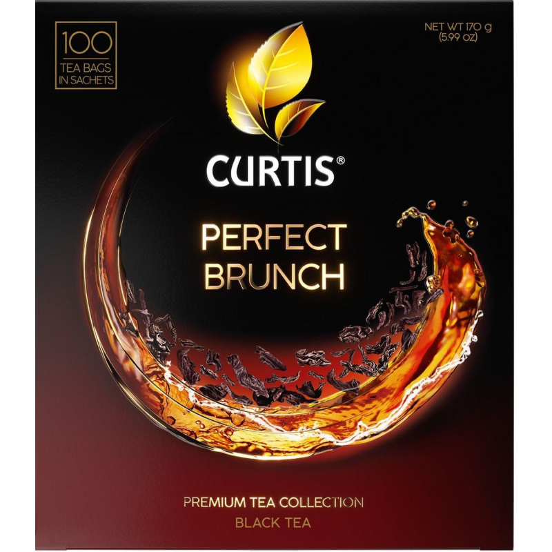 Чай Curtis Perfect Brunch черный с послевк. вишневой косточки,1,7гх100пак