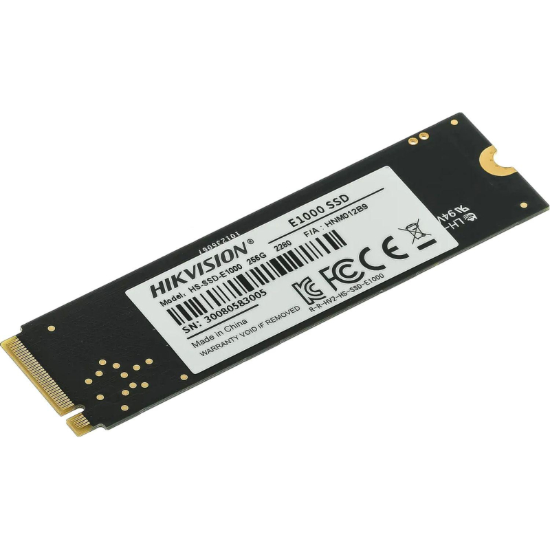 SSD Накопитель Hikvision PCIe 3.0 x4 256GB (HS-SSD-E1000/256G)