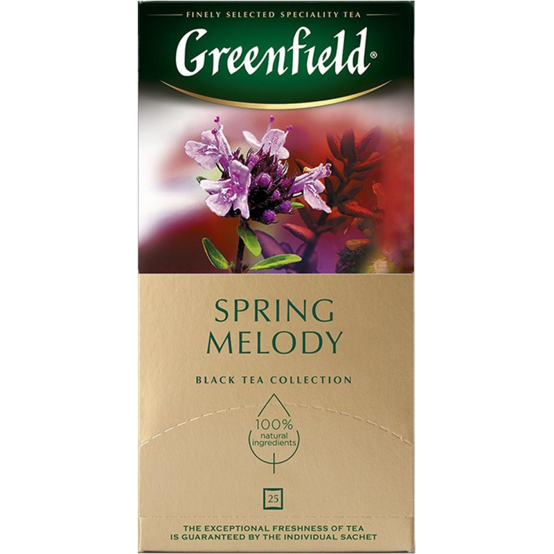 Чай Greenfield Spring Melody черный фольгир.25пак/уп