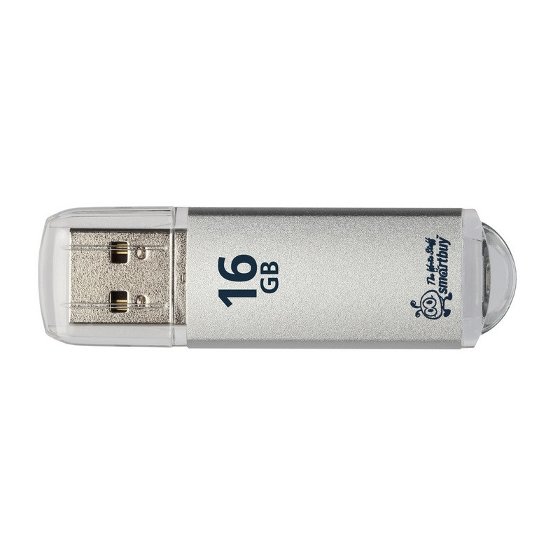 Флеш-память Smartbuy 16GB V-Cut Silver