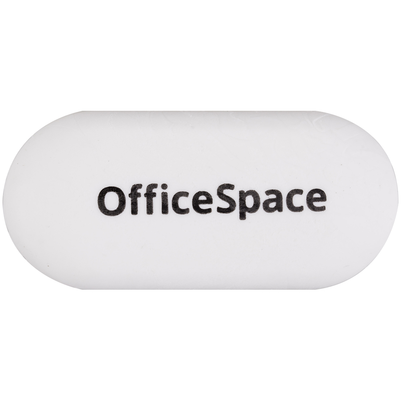 Ластик OfficeSpace "FreeStyle", овальный, термопластичная резина, 60*28*12мм