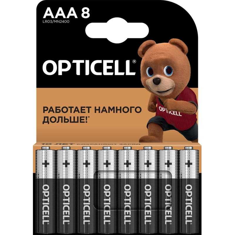 Батарейка OPTICELL Basic Батарейки AAA 8шт/уп