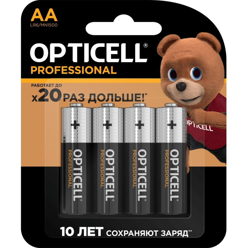 Батарейка OPTICELL Professional AA 4шт/уп