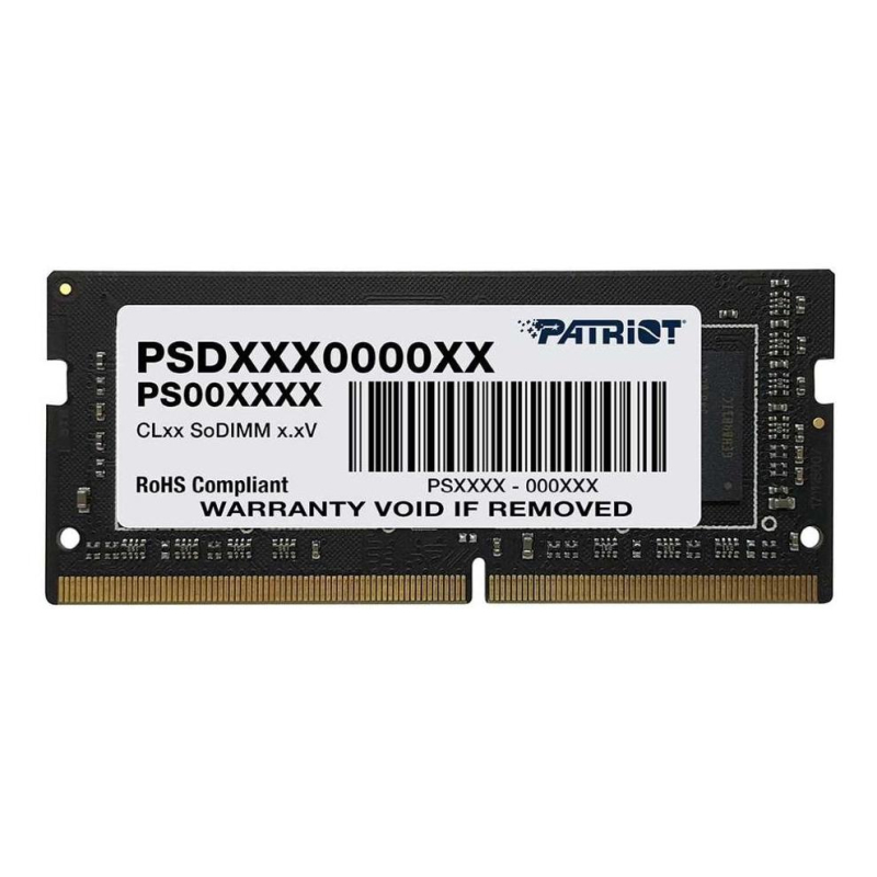 Модуль памяти Patriot DDR4 SO-DIMM 16Gb 2666МГц CL19(PSD416G266681S)