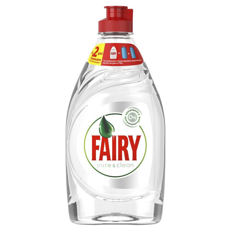 Средство для мытья посуды Fairy Pure & Clean 450 мл