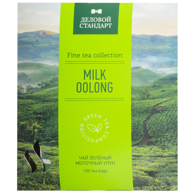 Чай Деловой Стандарт Milk oolong зеленый 100 пакетиков