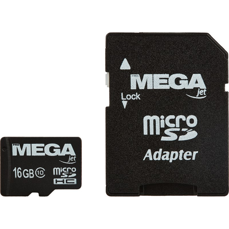 Карта памяти ProMega jet microSDHC UHS-I Cl10 +ад, PJ-MC-16GB