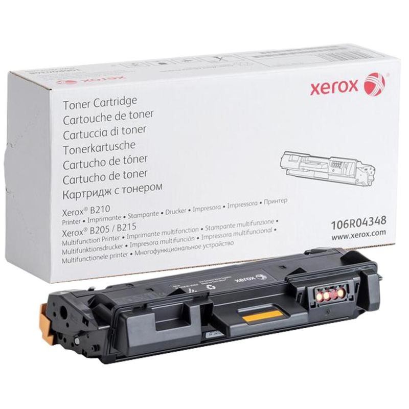 Тонер-картридж Xerox 106R04348 черный оригинальный