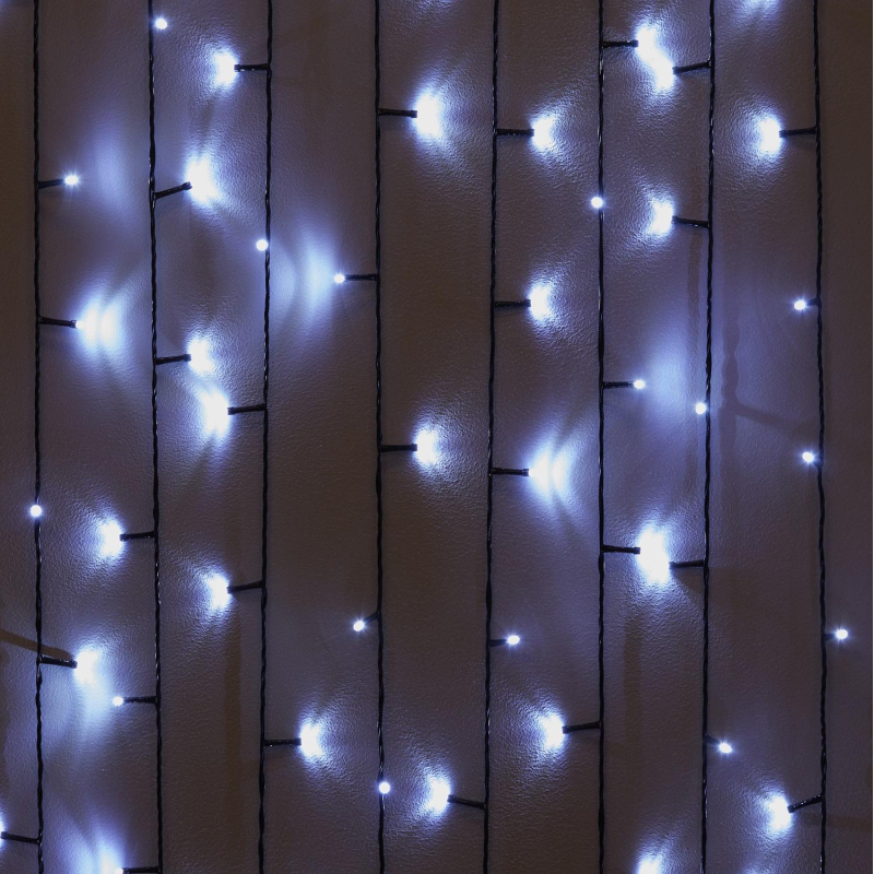 Гирлянда светодиодная уличная 100 LED (10 м), бел,10м, IP65 SW-XMAXOut-0019