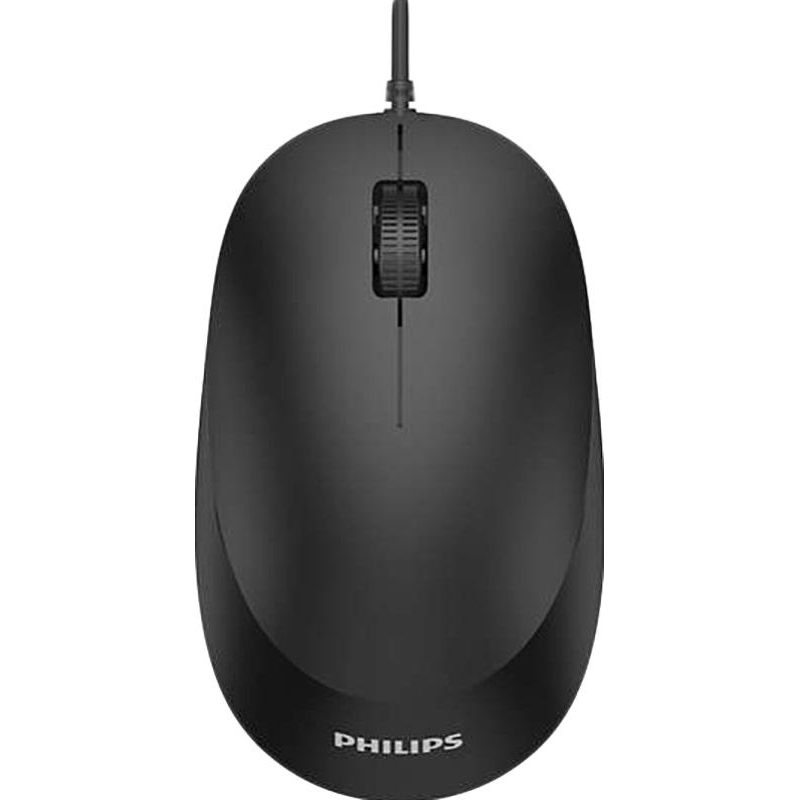 Мышь компьютерная Philips (SPK7207B/01) Проводная/3кн/USB 2.0/1200dpi/черн