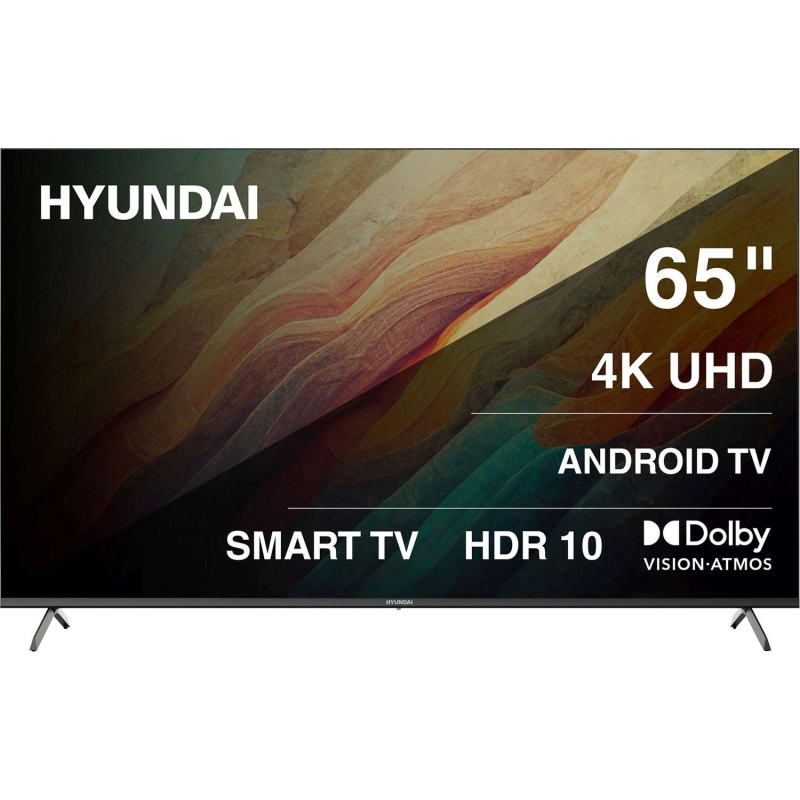 Телевизор Hyundai H-LED65BU7009, UHD, смарт (Android TV)