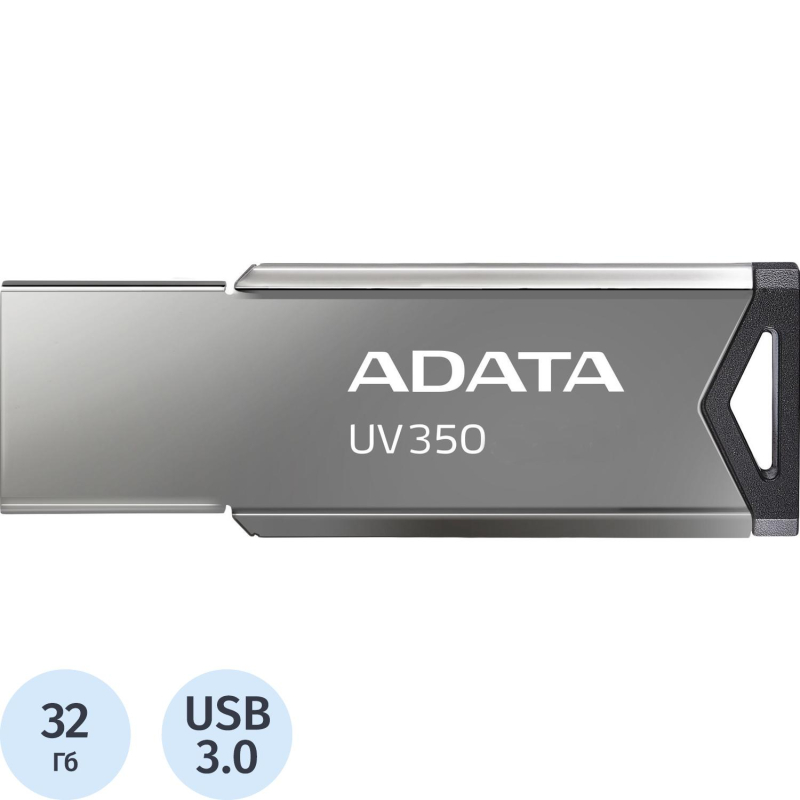 Флеш-память ADATA UV350, 32GB, AUV350-32G-RBK