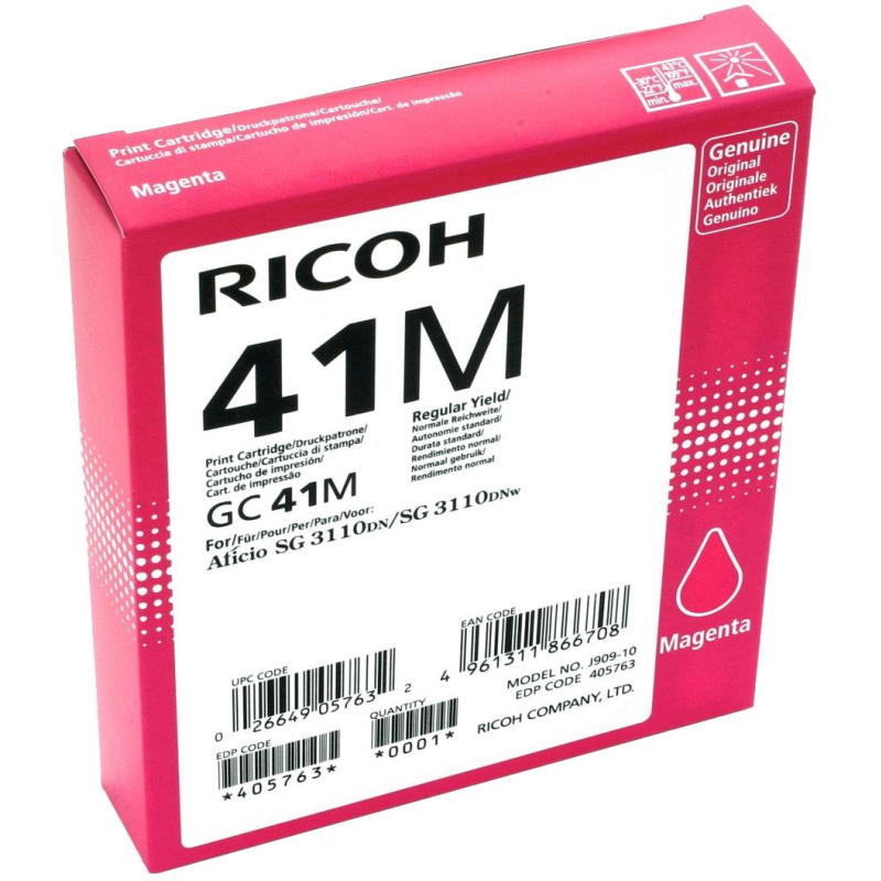 Картридж лазерный Ricoh GC41M пур. для Aficio 3110DN(405763)