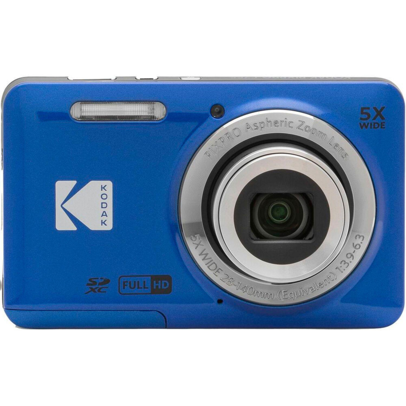 Фотоаппарат Kodak FZ55 Blue, 5-х кратный опт зум, 16Мп, встр аккум