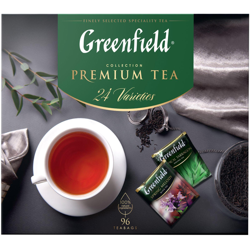 Чай Greenfield Premium Tea Collecton ассорти 96 пакетиков