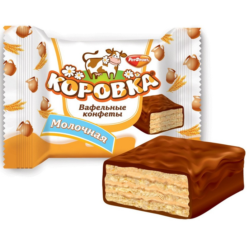 Вафли Коровка молочные 2 кг