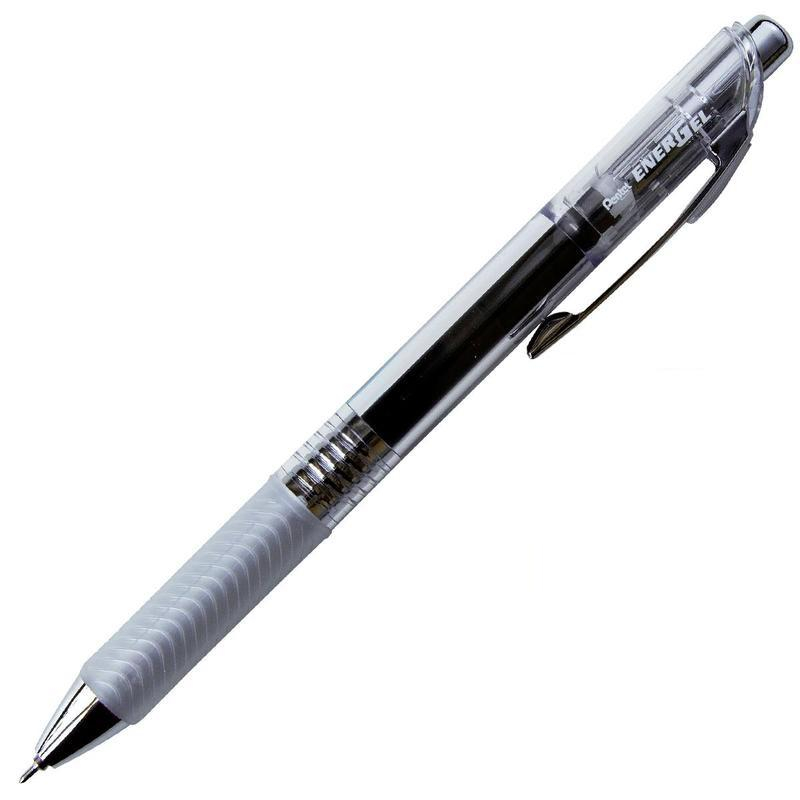 Ручка гелевая автомат. PENTEL Energel Infree 0,5мм чер,манжBLN75TL-AX