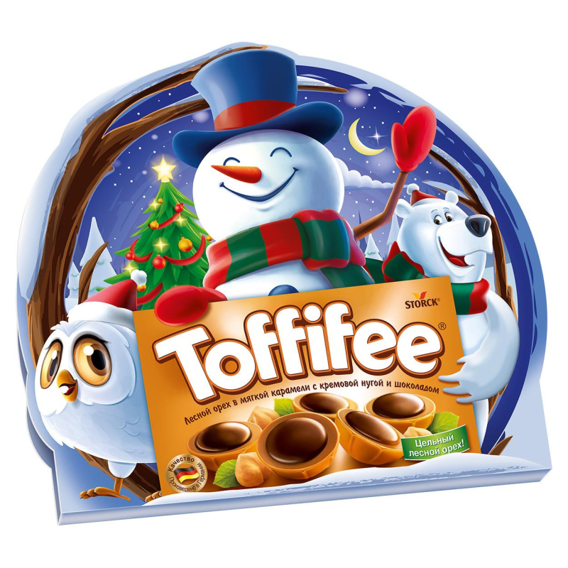 Конфеты Toffifee Снеговик (нг), 125г