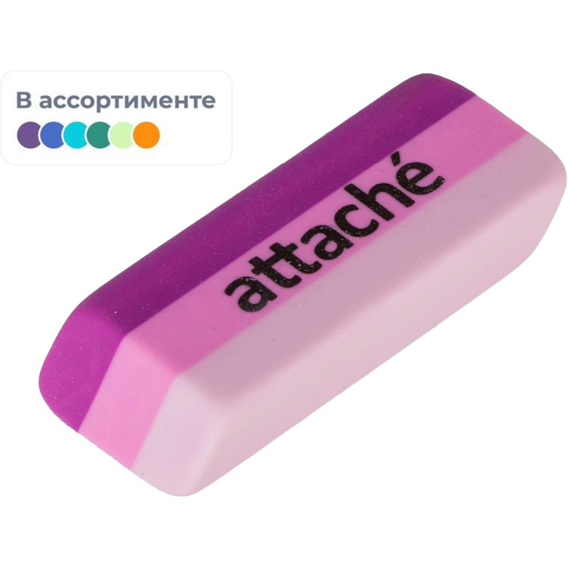 Ластик Attache каучуковый прямоугольный 49x19x8 мм