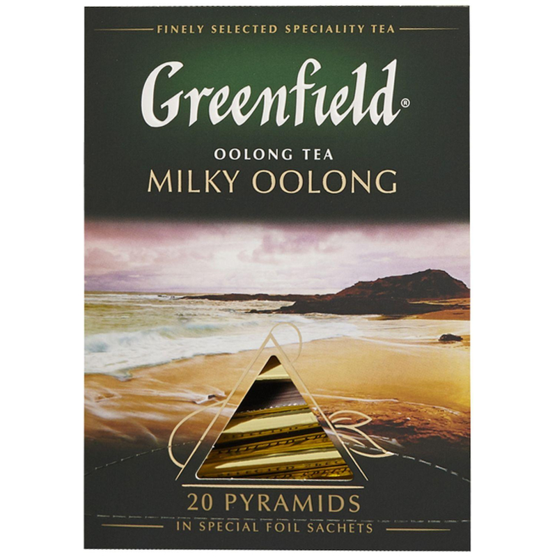 Чай Greenfield Milky Oolong зел. пирамидки фольгир. 20 пак/уп