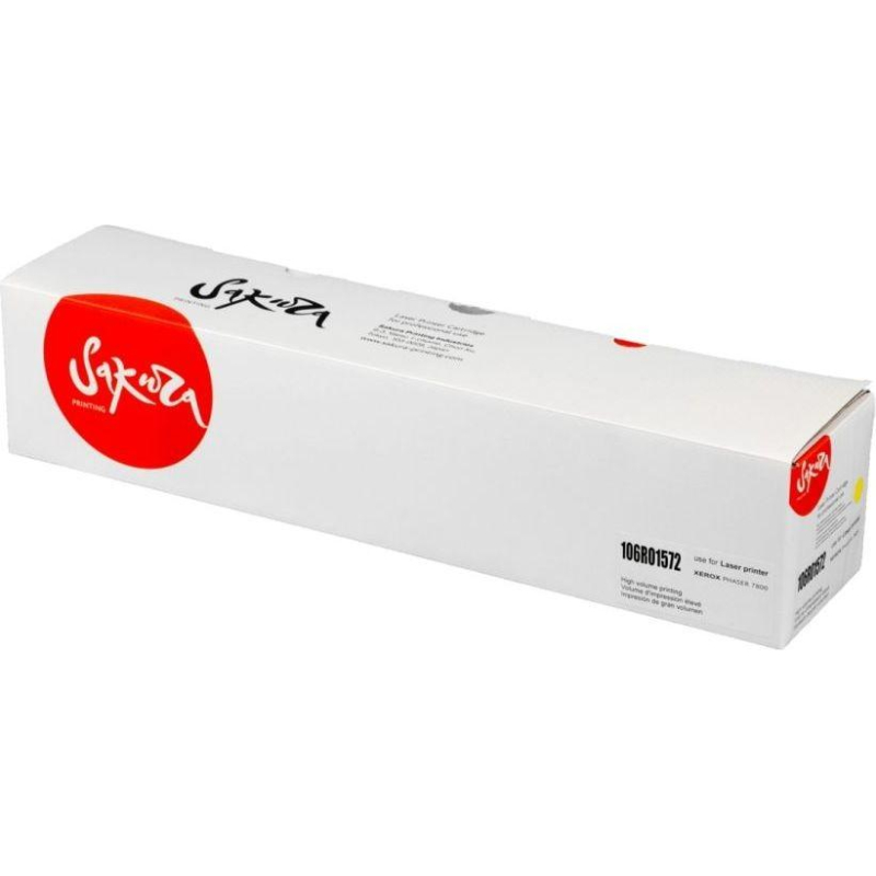 Картридж лазерный SAKURA 106R01572 жел.для Xerox Phaser 7800