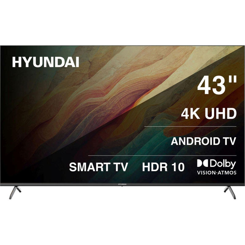 Телевизор Hyundai H-LED43BU7009, UHD, смарт (Android TV)