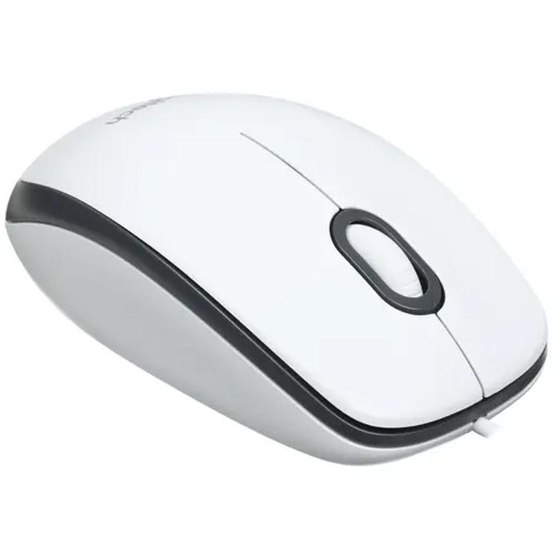 Мышь проводная Logitech M100R белая (910-005007)