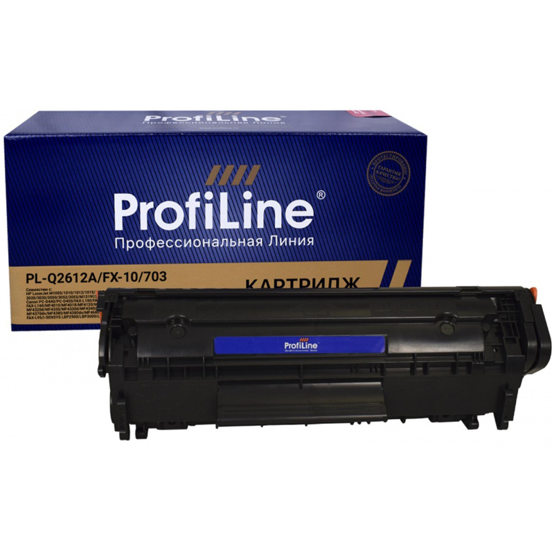 Картридж лазерный универсальный ProfiLine Q2612A/FX-10/703 чер.для HP/Canon